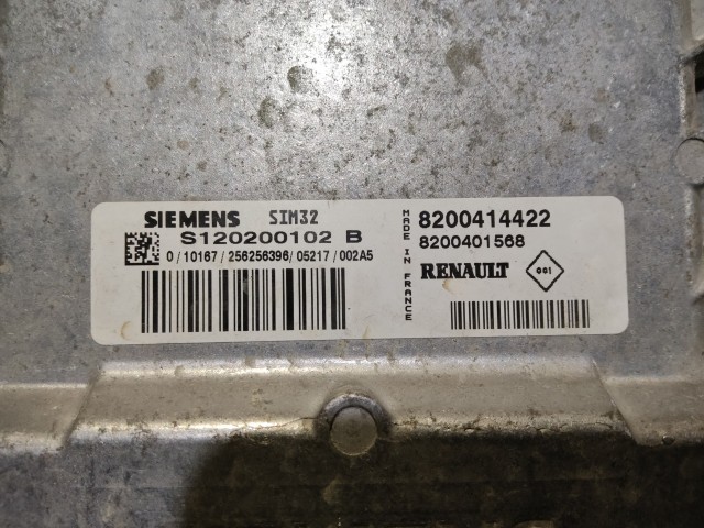 Renault Modus 2004-2012 1,2 16v benzin motorvezérlő 8200414422