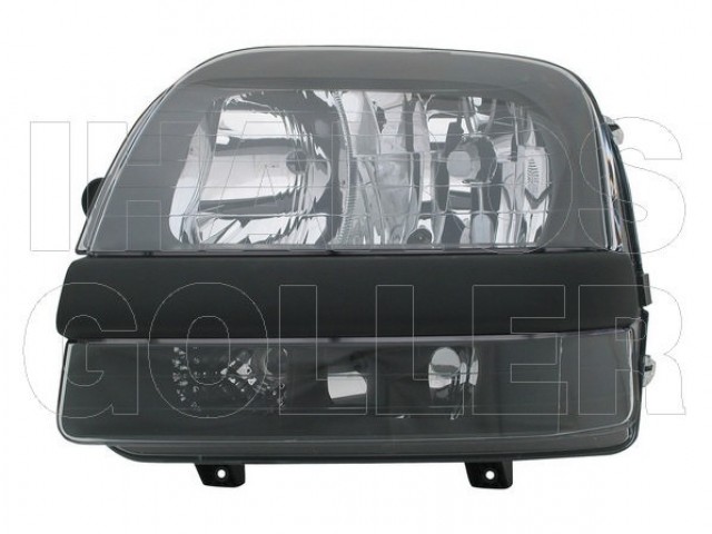 Fiat Doblo I. 2001.01.01-2005.09.30  utángyártott új bal első fényszóró H1/H7 (motoros) TYC