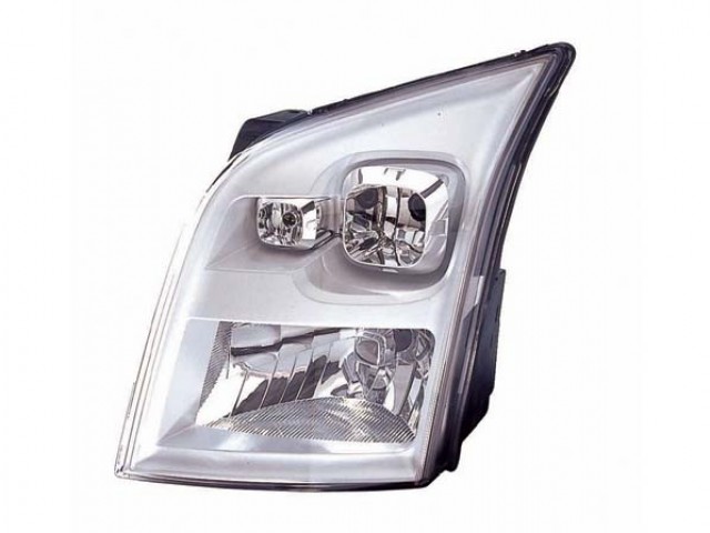 Ford Transit 2006.04.01-2014.04.30 utángyártott új bal első fényszóró H4 (motorral) DEPO