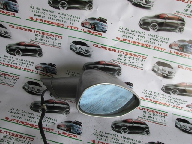 18534 Alfa Romeo Brera/Spider ezüst színű, 7 vezetékes jobb oldali visszapillantó tükör