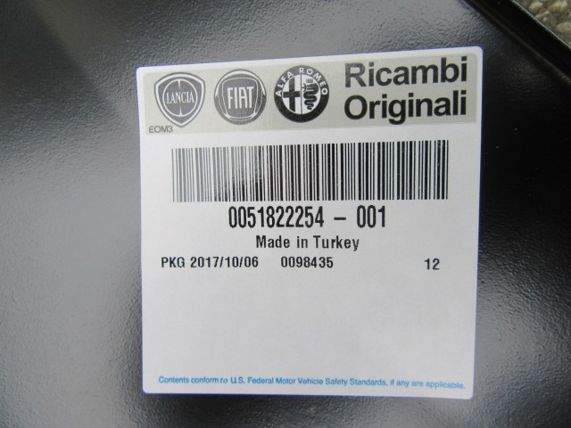 Fiat Doblo III. 2009-2015 gyári új, jobb első sárvédő 51822254