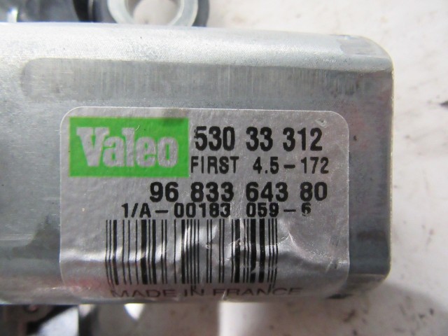 Citroën, Peugeot hátsó ablaktörlő motor 53033312