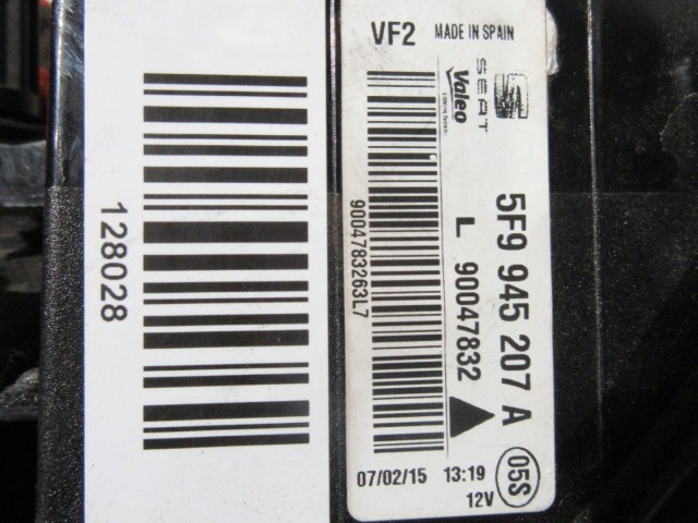 128028 Seat Leon bal hátsó külső lámpa