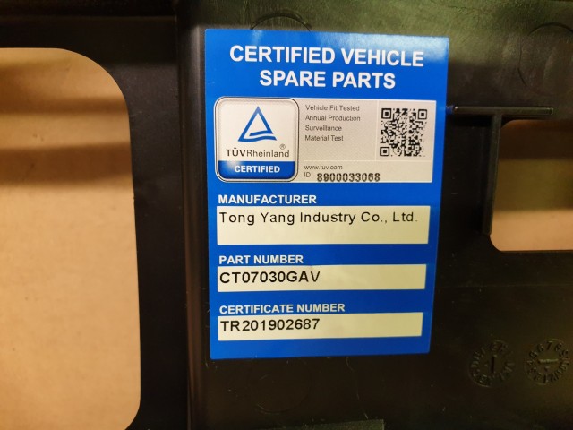 Citroën C3 utángyártott új első lökhárító díszrács