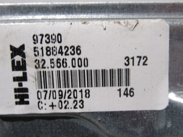 Fiat 500 l bal hátsó mechanikus ablakemelő 