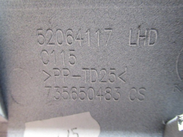 Fiat 500 l jobb oldali műszerfalpárna betét 