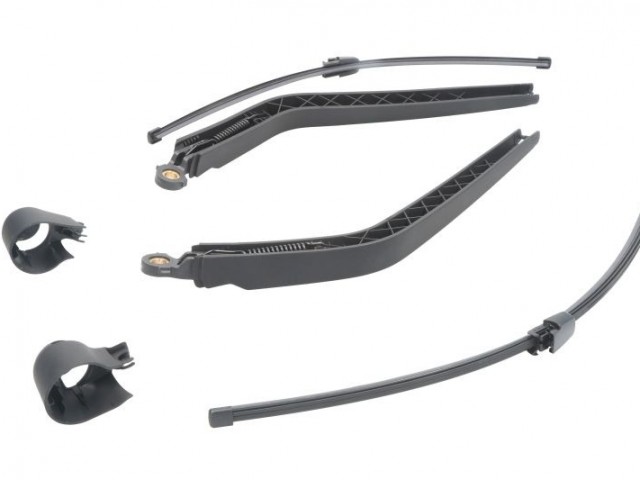 Volkswagen Transporter V. 2003-2015 utángyártott új hátsó ablaktörlő pár kar lapáttal