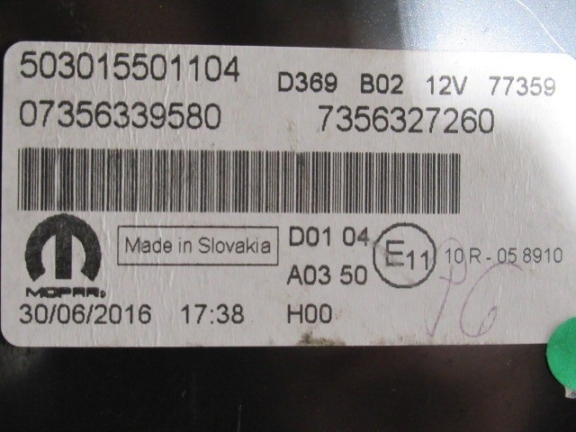 Fiat 500 2015- Diesel óracsoport 735633958