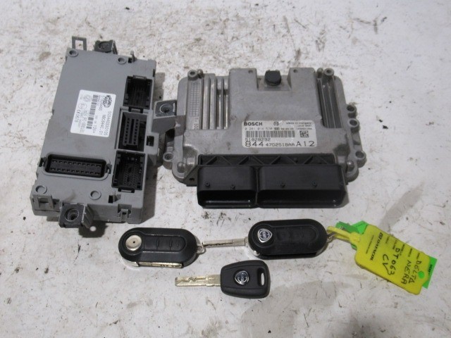 130838 Lancia Delta 1,6 16v Mjet motorvezérlő szett, robotváltós kivitel 51828292 , 0281014570 , 51826465