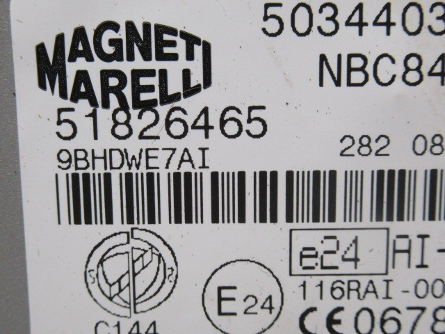 130838 Lancia Delta 1,6 16v Mjet motorvezérlő szett, robotváltós kivitel 51828292 , 0281014570 , 51826465