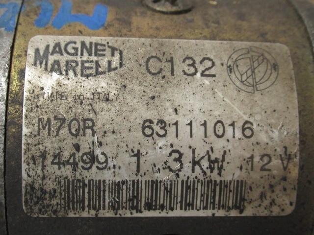 Fiat, Lancia 1,6 16v benzin önindító 46451529