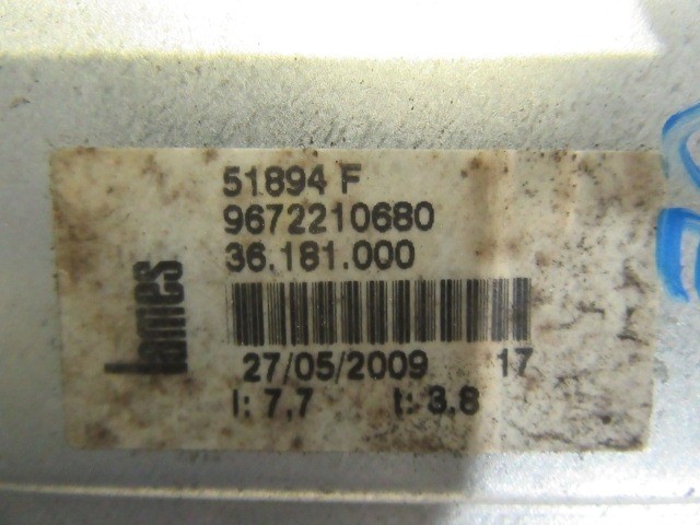 Citroen C3 Picasso jobb első elektromos ablakemelő