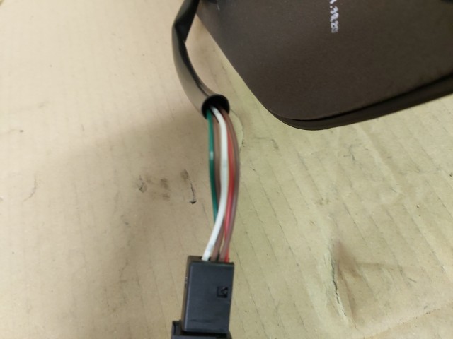 Fiat Fiorino, Qubo Utángyártott új bal oldali, 5 vezetékes  visszapillantó tükör 735714776