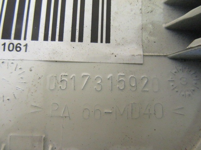 61061 Fiat Doblo I.-II. fehér színű tankajtó 51731592