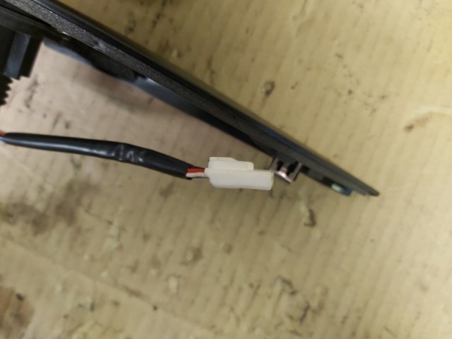 Fiat Panda II. jobb oldali 5 vezetékes tükör plasztik  fekete 17046628