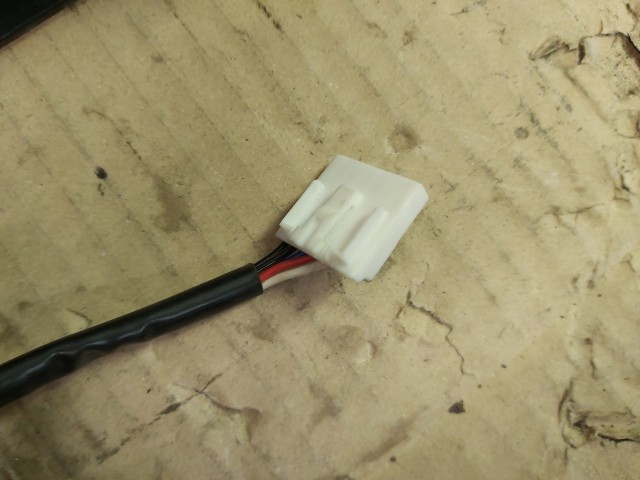 Fiat Panda II. jobb oldali 5 vezetékes tükör plasztik  fekete 17046628