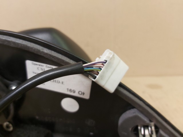 Fiat Panda II. jobb oldali 5 vezetékes tükör plasztik  fekete 17046628