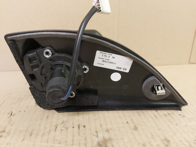 Fiat Panda II. jobb oldali 5 vezetékes tükör plasztik  fekete 17046628