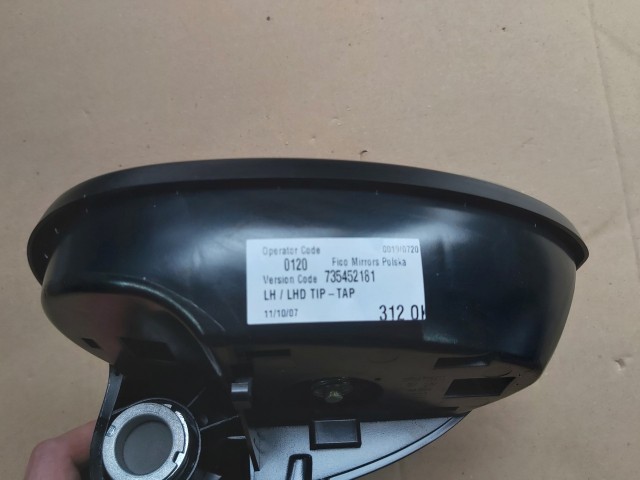 Fiat 500 gyári új bal oldali visszapillantó tükör (alap kivitel)