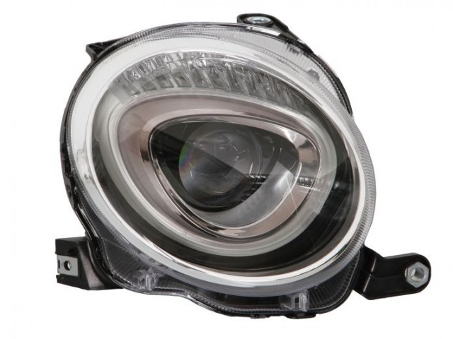 Fiat 500 utángyártott új, jobb első fényszóró 2015- 