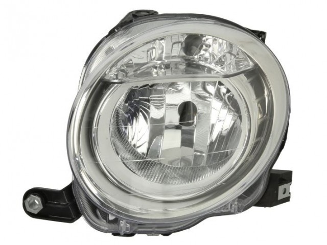 Fiat 500 2007-2015  utángyártott új, bal első fényszóró