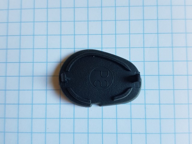 Alfa Romeo 159 gyári új bal hátsó belső kilincs, csavar takaró kupak szürke színű 