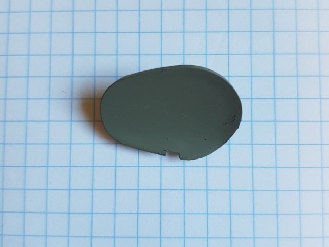 Alfa Romeo 159 gyári új bal hátsó belső kilincs, csavar takaró kupak szürke színű 