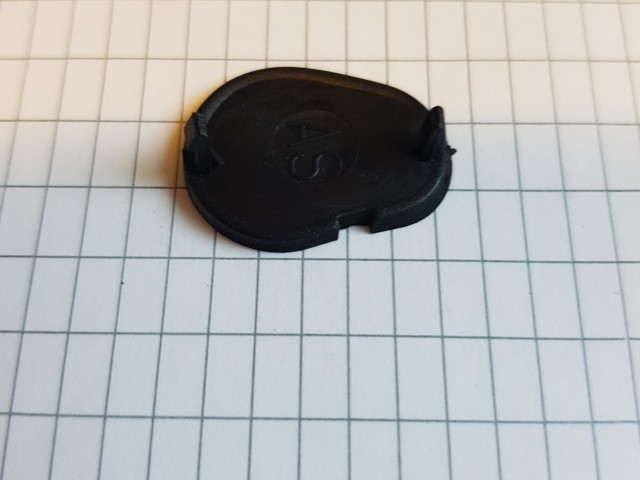 Alfa Romeo Brera, Spider gyári új, bal első belső kilincs csavar takaró kupak fekete színű 