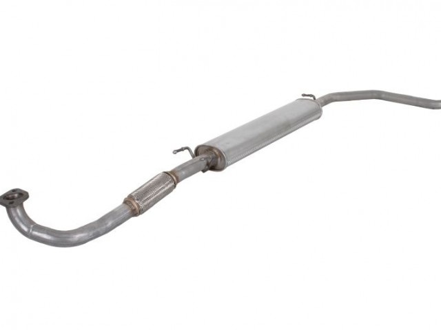 Fiat Stilo 1,6 16v benzin középső kipufogódob, első flexibilis csővel 