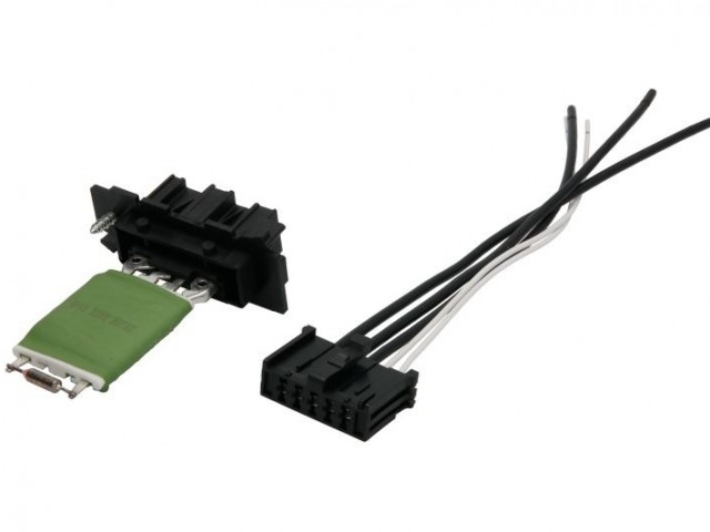 Fiat Grande Punto utángyártott új fűtőmotor előtét ellenállás csatlakozó kábellel 