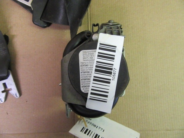 Fiat Punto Evo bal első biztonsági öv 735501771