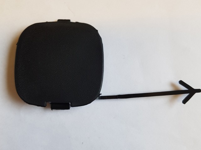 Fiat Fiorino, Qubo hátsó vonószem takaró sima fekete műanyag 735460425