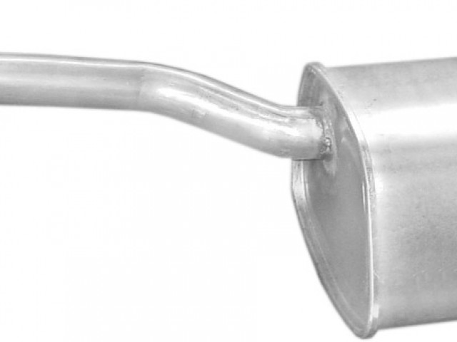 Fiat Panda II. 2003-2012 benzines utángyártott új hátsó kipufogó dob 