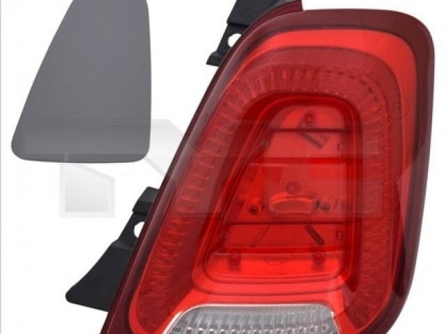 Fiat 500 Kabrio 2015- utángyártott új, jobb hátsó lámpa TYC