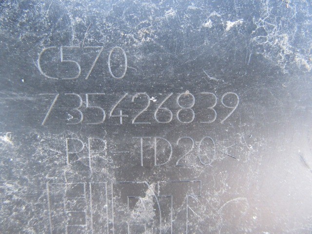 147956 Fiat Bravo 2007-2014 hátsó lökhárító alsó rész