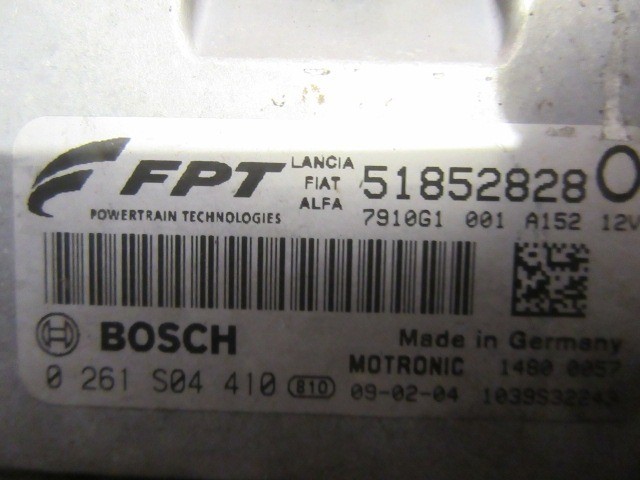 151358  Lancia Delta 1,4 16v Tb 150 Le motorvezérlő szett 0261S04410 , 51852525