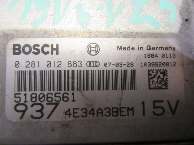 151381 Alfa Romeo 147 1,9 16v Diesel motorvezérlő szett