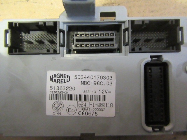 151503 Fiat Bravo 2007-2014 1,9 16v Diesel motorvezérlő szett 51828270 , 0281013580