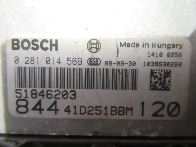 151382 Lancia Delta 2008-2014 1,6 16v Mjet motorvezérlő szett 51846203 , 0281014569