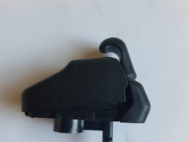 Alfa Romeo Giulietta gyári új fekete színű napellenző tartó pöcök 156144251