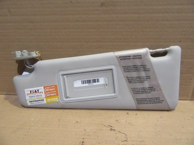 Fiat Idea szürke színű bal oldali tükrös nap ellenző