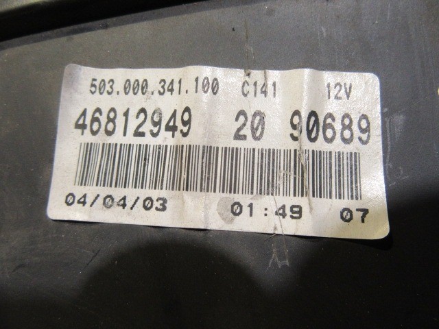 Fiat Punto II. 1,9 szívó Diesel óracsoport 46812949