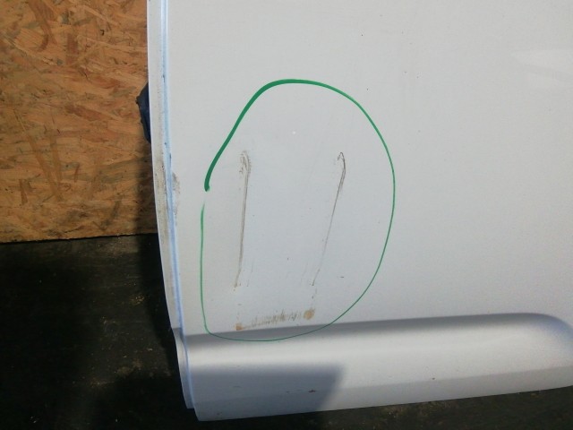 153957 Citroen C3 2008-2016 bal hátsó fehér színű ajtó