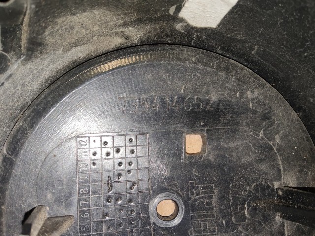 154465 Fiat Bravo 2007-2014 matt ezüst díszrács