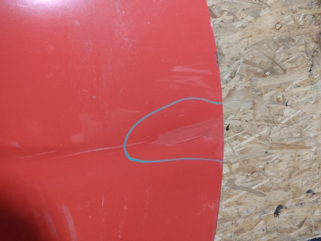 154648 Ford Ka 2008-2016 jobb oldali ajtó a képen látható sérüléssel