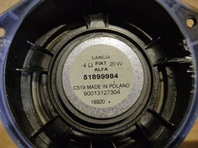 Jeep Avenger 2023- hátsó hangszóró 51899984