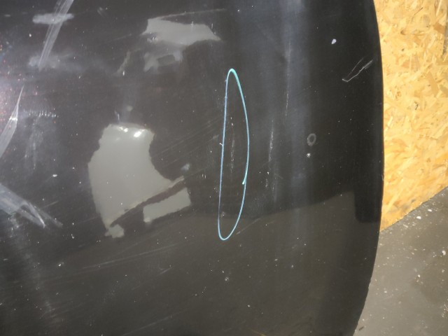 157626 Alfa Romeo MiTo 2008-2018 vulcan nero színű Jobb oldali ajtó, képen látható sérüléssel