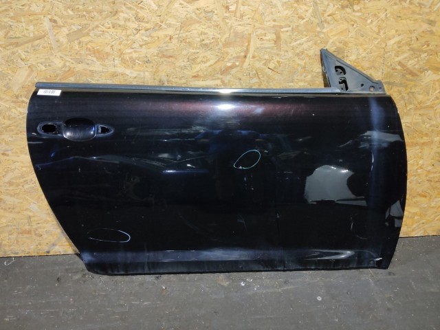 157628 Alfa Romeo MiTo 2008-2018 vulcan nero színű Jobb oldali ajtó, képen látható sérüléssel