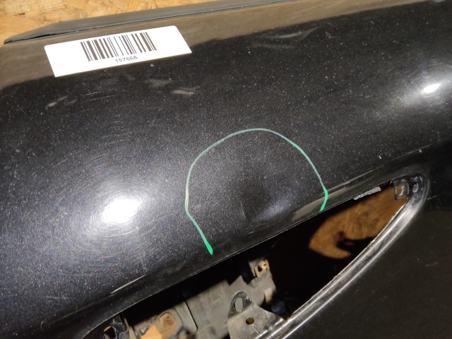 157668 Alfa Romeo Brera 2005-2010 fekete színű jobb oldali ajtó, a képen látható sérüléssel