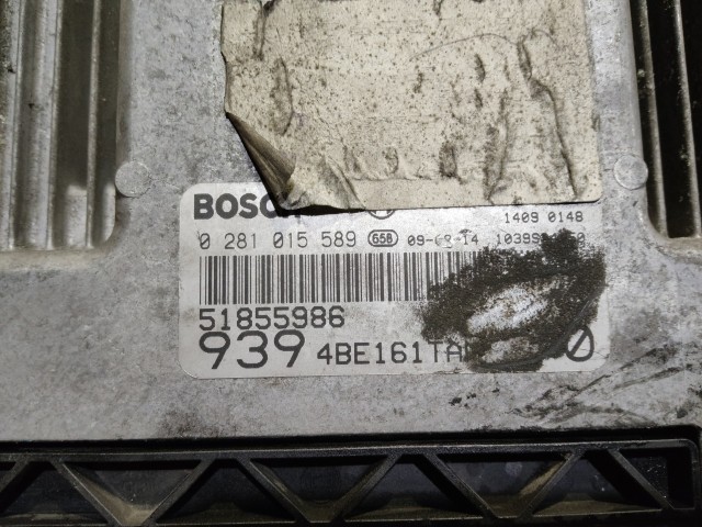 Alfa Romeo 159, Brera, Spider 2,0 16v Diesel motorvezérlő 51855986 , 0281015589
